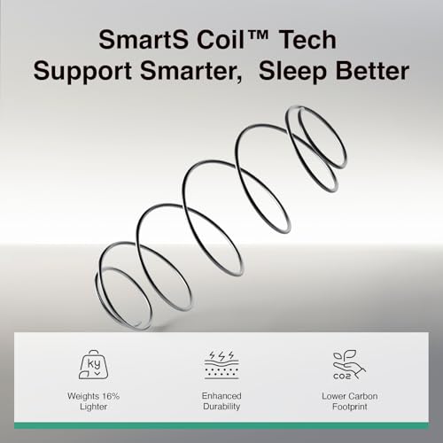 Novilla 12 Inch Queen Size Mattress in a Box, Hypoallergenic & Back Pain Relief, Hybrid Queen Mattresses with Smarts Coils, Fiberglass Free CertiPUR-US Certified Colchones No Box Spring Needed