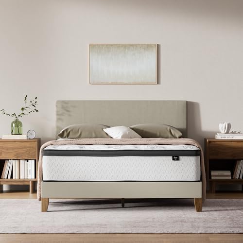 Signature Design by Ashley Chime Hybrid Queen 12" Mattress with Gel Memory Foam, Medium Firm, Pressure Relief, Fiberglass Free Mattress in a Box