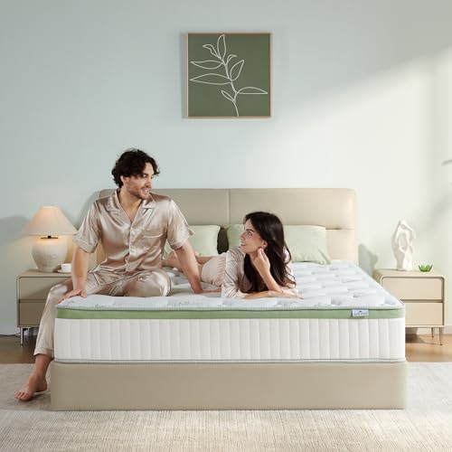 Full Mattress,10 Inch Full Size Mattresses in a Box,Memory Foam Hybrid Mattress,with Individual Pocket Spring - Pressure Relief, Motion Isolation, Cool Sleep