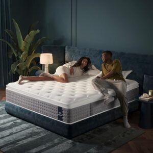 14 Inch King Size Mattress, Medium Plush Hybrid with Memory Foam & Individually Wrapped Coils, CertiPUR-US Certified, Fiberglass-Free Design