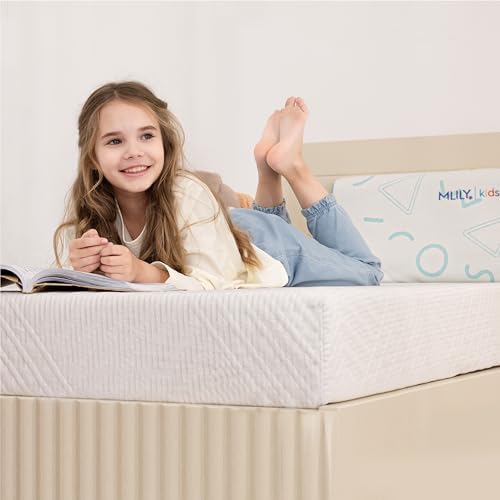 MLILY Twin Mattress in a Box, 6 inch Mattresses for Kids Bed Single Size Daybed Individual Bunk, Memory Foam Medium Firm