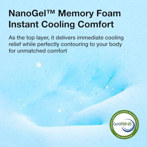 Novilla Twin Mattress, 6 Inch Twin Bed Mattress for Kids, Gel Memory Foam Mattresses for Cooling Night Sleep & Pressure Relief, CertiPUR-US Certified