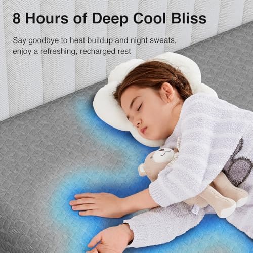 Novilla 8 Inch Twin Mattress, Cooling Memory Foam Mattress Twin Size for Quick Asleep & Pressure Relief, Twin Bed Mattresses with Thermally Balanced Foam Core for Enhanced Support & Breathability,grey