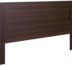 Prepac Stylish Flat Wood Panel Headboard for King Size Beds, Simplistic Wooden King Headboard 2.25" D x 81" W x 48" H, Espresso, EHFK-1301-1