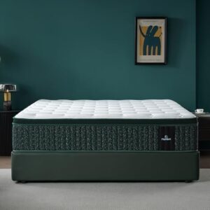 12 Inch King Hybrid Mattress in a Box – Medium Firm Support with Cooling Gel Memory Foam & Pocket Coils – Enhanced Pressure Relief, Motion Isolation & Breathable Comfort