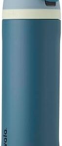 Owala FreeSip Insulated Stainless Steel Water Bottle with Straw, BPA-Free Sports Water Bottle, Great for Travel, 24 Oz, Denim
