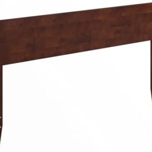 AFI Orlando Modern Solid Wood Headboard, Queen, Walnut