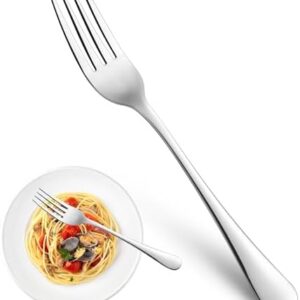 Dinner Forks,Set of 16 Top Food Grade Stainless Steel Silverware Forks,Table Forks,Flatware Forks,8 Inches,Mirror Finish & Dishwasher Safe,Use for Home,Kitchen or Restaurant