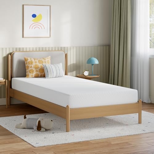 Novilla 8 Inch Twin Size Mattress, Twin Memory Foam Mattress for Kids with Comfortable & High-Density Support Foam for Cool Touch & Pressure Relief Mattresses in a Box Medium Firm Feel
