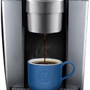 Keurig K-Elite Single Serve K-Cup Pod Coffee Maker, with Strength and Temperature Control, Iced Coffee Capability, 8 to 12oz Brew Size, Programmable, Brushed Silver